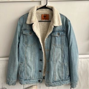 Sherpa Lined Denim Jacket